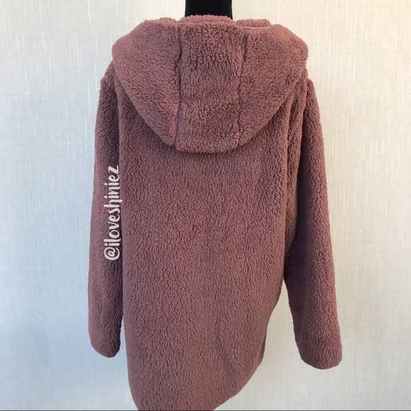 •Victoria's Secret PINK• Sherpa Cardigan - Picture 3 of 7